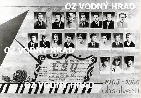 ĽŠU Sereď Tablo absolventov 1965 - 1966