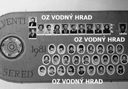 ĽŠU Sereď Tablo absolventov 1981